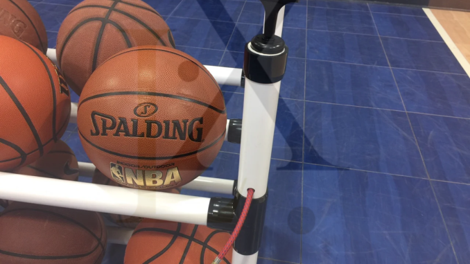 Spalding professional-grade hoop